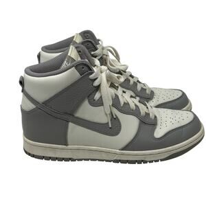 Retro Nike Dunk High Sail Pack Men's 9 Gray and White 317982-123 Classic
